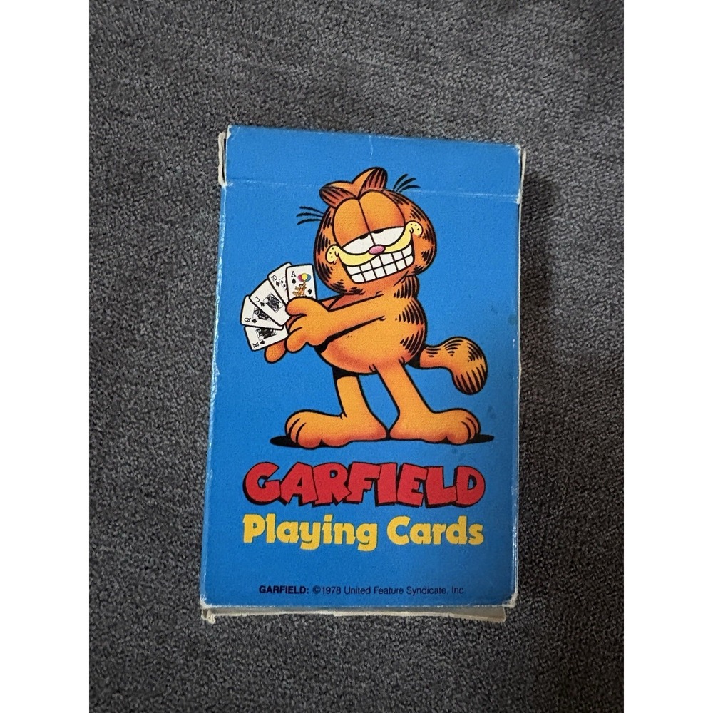 Vintage Garfield Playing Card Deck - Plastic Coated‎ Complete